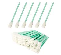 BigKego Lot de 50 bâtonnets de nettoyage en mousse non pelucheux multi-usages pour imprimante à jet d'encre, tête d'impression, appareil photo, lentille optique, appareils optiques