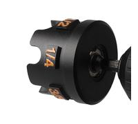 BigKing 1 embout pour écrous pour desserrer rapidement les écrous et les vis, clé à cliquet adaptateur en alliage d'aluminium, extracteur de clé hexagonale pour rack de tuyaux