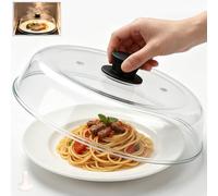 BigKing 10in Cloche Micro Onde Verre Convient Aux Cuisines Et Aux Bureaux