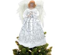 BigKing Ange pour Sapin de Noël, Décoration Traditionnelle avec Ailes