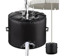 BigKing Base pour parasol rond, support de parasol de jardin, remplissable 40 L, porte-parasol pour extérieur, capacité de charge 22,7 kg, pour restaurant, plage, patio, noir