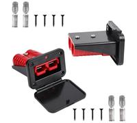 BigKing Connecteur de batterie 175 A avec capuchon de protection, prise d'alimentation pour voiture, camping-car, bateau, ATV, camion, tracteur, treuil, remorque, grues - Kit de connecteurs à courant