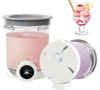 BigKing Lot de 2 récipients pour ninja Creami Swirl Pints, Récipients compatible NC700 701, Conteneurs pour Ninja Creami Swirl Pints et couvercle