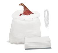 BigKing Lot de 6 sacs de chasse wapiti, sacs de gibier respirants, sacs de chair avec étiquettes réfléchissantes, avec 4 grandes et 2 petites pour orignaux, caribous, cerfs, orignaux, antilopes,