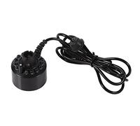 BigKing Mist Maker, Mini nébuliseur à changement de couleur à 12 LED, AC 24 V, 500 L/H, tête d'atomiseur pour fontaines, étangs, jardins rocheux et bonsaïs