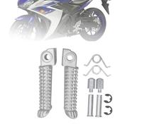 BigKing Pédale de Moto, Repose-pieds avant en aluminium compatibles avec Yamaha R1 R6 MT09 MT07 R3 R15 R25 FZ1 FZ6 YZF600 YZF1000