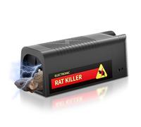 BigKing Piège électrique pour souris électrique 2000 V Piège à souris électrique professionnel avec gouttière pour appâts électriques avec protection occultante pour rats