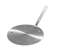 BigKing Plaque de diffusion de chaleur 16 cm, adaptateur d'induction, disque convertisseur de plaque de cuisson à induction avec poignée amovible isolée (16 cm)