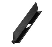 BigKing Rabat de Porte de Couverture de Fente de Disque Dur HDD pour PS4 Pro, Rabat de Porte de Couverture de Fente de Disque Dur HDD en Plastique Noir pour Console PS4 Pro