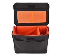 BigKing Sac pour Appareil Photo, insérer Un Sac pour Appareil Photo sans Miroir rembourré, séparateur intérieur, Pochette de Protection Pliante(Noir)