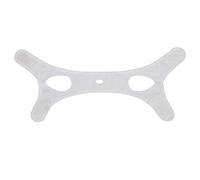 BigKing Sangle de Menton pour les Utilisateurs de Cpap, Ceinture de Soutien de la Mâchoire Anti-Ronflement Arrêtez la Mentonnière de Ronflement pour la Correction de la Respiration Buccale (Blanc)