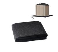 BigKing Tapis de sol pour abri de jardin, imperméable, anti-poussière et antidérapant, feutre noir et membrane imperméable en polyéthylène, feuille antidérapante pour protéger le sol de l'abri de