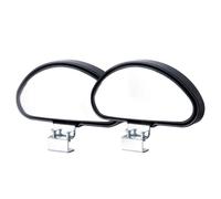 Biglumin 2pcs Retroviseur Miroir D'angle Mort Rétroviseur Conduite Accompagnée Grand Angle Latéral Auxiliaire Réglable Auxiliaire Réglable à Plusieurs angles Degrés, Compatible avec Camion, SUV, Van
