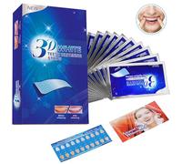 Biglumin Bandes blanchiment dents - Blanchiment des dents à rayures blanches Blanchiment des dents sans danger pour l'émail, 28 bandes de blanchiment, 3D white bande blanchissante.