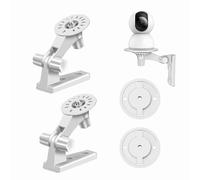 Biglumin Support Murale - Caméra Surveillance Support, Support Caméra Mural Réglable d'angle Compatible avec Surveillance C200/C210/C220/Tc70/Ec70/Kc410s, Support pour Caméra Intérieure.(2 pièces)