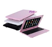 Bigmachine Ordinateur Portable 10" Android 6.0 Quad Core Ordinateur Portable Mini Netbook 8 Go Wi-FI Webcam Netflix Youtube Flash Ultra Fin (Rose)