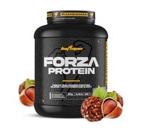 BigMan Forza Protein 2 kg + 100 g en cadeau | protéines 80 % | isolat protéine soja + concentré protéine Whey | Créatine | Haute teneur en protéines et récupération (2,1 kg, choco noisette)