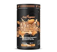 BigMan | WHEY GOURMET | Protéine de lactosérum avec caséinate de calcium | Texture crémeuse | Saveurs gourmandes avec garnitures (600 g, biscuit crème choco blanc)