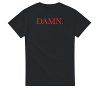 BigMerchStore Damn T-Shirt Hip Hop Tee Motivational Rap Shirt, Rouge, XL