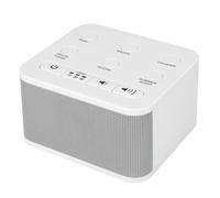 BIGMONAT Baby White Noise Sleeper, Quick Sleeper, 6 Sons Apaisants Naturels, Portable White Noise Machine, Alimenté Par un Adaptateur Secteur (inclus), Convient Aux Bébés Et Aux Adultes. Blanc