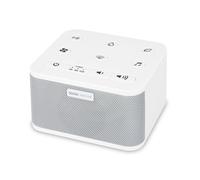 BIGMONAT White Noise Machine Avec Télécommande,Avec 30 Sons Apaisants Naturels et Adaptateur Secteur Alimentation (Inclus),Avec mMémoire et Fonction de Chronométrage,Pour Adultes et Bébés - Blanc