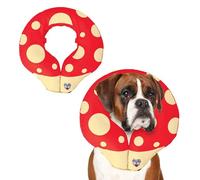 BigMouth Inc Collier de convalescence gonflable en forme de champignon pour chien, cône de remplacement confortable pour la chirurgie des animaux de compagnie, colliers de protection pour éviter le