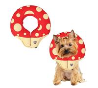 BigMouth Inc Collier de convalescence gonflable en forme de champignon pour chien, cône de remplacement confortable pour la chirurgie des animaux de compagnie, colliers de protection pour éviter le
