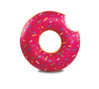 BigMouth Inc. Inflatable Strawberry Frosted Donut 4 ft Wide Pool Float Rubber Ri