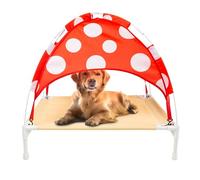 BigMouth Inc. Lit surélevé pour Chien Motif Champignon Taille L