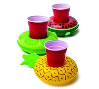 BigMouth Inc - Lot de 3 supports à boisson en forme de Donuts gonflables et flottants