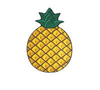 BigMouth Inc. - Pina ananas Drap de plage Géant plage - Serviette Couverture XXL ronde Salle de bain