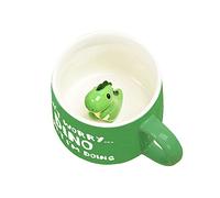 BigNoseDeer Jolie tasse à café, thé au lait de vache kawaii en céramique, tasse 3D animal, cadeau pour chocolat chaud, boisson, mariage, anniversaire, fête des pères, fête des mères