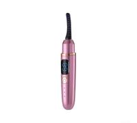 Bigoudi chauffant portable rechargeable USB-C (Fuchsia) | Réglable de 79 à 99 °C, sans danger pour les cils fins à épais, durable pour les boucles, coussinet en silicone doux