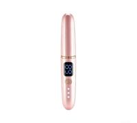 Bigoudi chauffant portable rechargeable USB-C (rose) | Réglable de 79 à 99 °C, sans danger pour les cils fins à épais, durable pour les boucles, coussinet en silicone doux