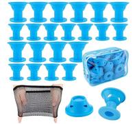 Bigoudi en silicone souple sans chaleur pour une utilisation facile à la maison ou en voyage