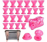 Bigoudi en silicone souple sans chaleur pour une utilisation facile à la maison ou en voyage