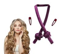 Bigoudi, Rouleau à Cheveux Sans Chaleur, Heatless Hair Curlers Velours Rouleau Cheveux Curling Rod Headband Bigoudi de Sommeil Doux, pour cheveux longs et moyens (Violet)