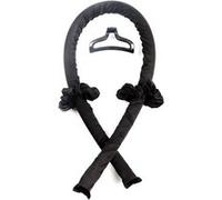 Bigoudi sans chaleur XXL en satin noir avec 1 pince à cheveux et 2 chouchous - - ALTOBUY Noir