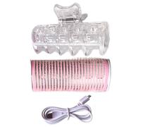 Bigoudis à chaud - Lot de 12 bigoudis électriques auto-adhésifs pour boucler les cheveux sans effort, rouleaux chauffants portables avec fonction de coiffage rapide, boucles impeccables pour taille