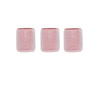 Bigoudis auto-agrippants sans chaleur, 3 pièces, bigoudis sans chaleur, frange de cheveux, Volume, bigoudis à crochet auto-adhésifs, outils de coiffure à faire soi-même Bigoudis Cheveux(Pink,5.5CM)
