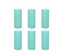 Bigoudis auto-agrippants sans chaleur, 6 pièces, bigoudis sans chaleur, frange de cheveux, Volume, crochet et boucle auto-adhésifs, outils de coiffure DIY Bigoudis Cheveux(Green,1.5cm)