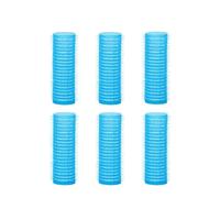 Bigoudis auto-agrippants sans chaleur, 6 pièces, bigoudis sans chaleur, frange de cheveux, Volume, crochet et boucle auto-adhésifs, outils de coiffure DIY Bigoudis Cheveux(Blue,4.0cm)