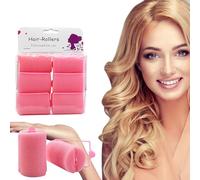 Bigoudis - Bigoudis en mousse durable pour dormir pendant la nuit | Outil de beauté flexible sans chaleur | Kit de création de boucles moelleuses ondulées, cylindres ABS souples pour Salon de maison