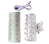 Bigoudis chauffants, bigoudis électriques, bigoudis autocollants, outils de bouclage portables, outils de coiffage, rouleaux de bouclage faciles, pour un coiffage sans effort