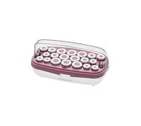 Bigoudis Chauffants Blanc et Bordeaux Proficare PC-LW 3028