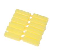 Bigoudis Cheveux 12 pièces/ensemble rose doux éponge mousse coussin bigoudis barbier bricolage boucles coiffure outil maison sans chaleur vague formateurs(Yellow)