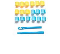 Bigoudis Cheveux,Bigoudis 12pcs 18pcs 30cm 45cm Magic Hair Rouleau bigoudis en spirale souple Curls magique Curle Bigoudi DIY cheveux Styling Outils Curl(Snail roll 30cm)