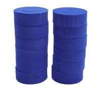 Bigoudis en forme de C en éponge, bigoudis sans chaleur, outils de coiffure pour femmes, maquillage quotidien, 12 pièces, bigoudis en éponge douce bleue, soins capillaires sans