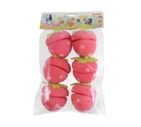 Bigoudis en Forme de Fraise 6 Pièces Sans Chaleur en Mousse Confortable et | Boucleurs de Nuit pour Cheveux Longs Pour les Femmes les Mères les Filles les Épouses et les Petites Amies