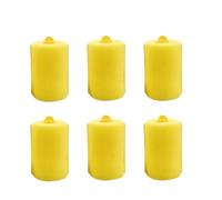 Bigoudis en mousse éponge magique douce, 6 pièces, Kit d'outils de coiffure for femmes, bigoudis sans chaleur, ne blesse pas les cheveux Bigoudis Cheveux(Yellow,2.5x7CM)
